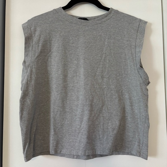 ASOS DESIGN Gray Drop Armhole Tank Athleisure Soft Stretchy Women's Medium - Picture 3 of 9